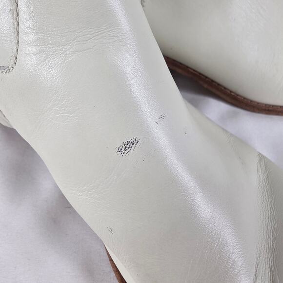 MADEWELL WOMEN'S THE CHARLEY CREAM LEATHER ANKLE BOOTS STYLE K5308 SIZE 9.5 - Picture 6 of 12